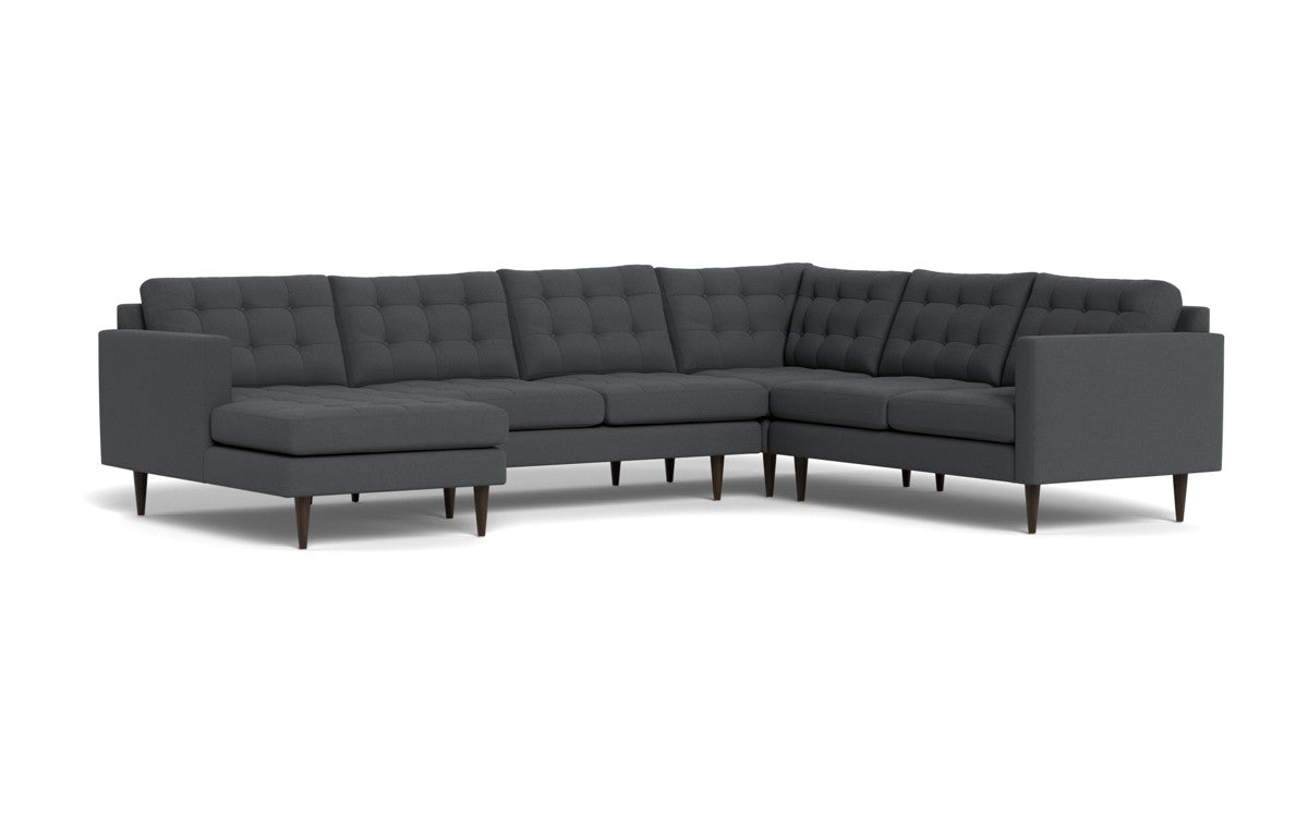 Wallace 131" Corner Sectionals w. Left Chaise - Peyton Pepper