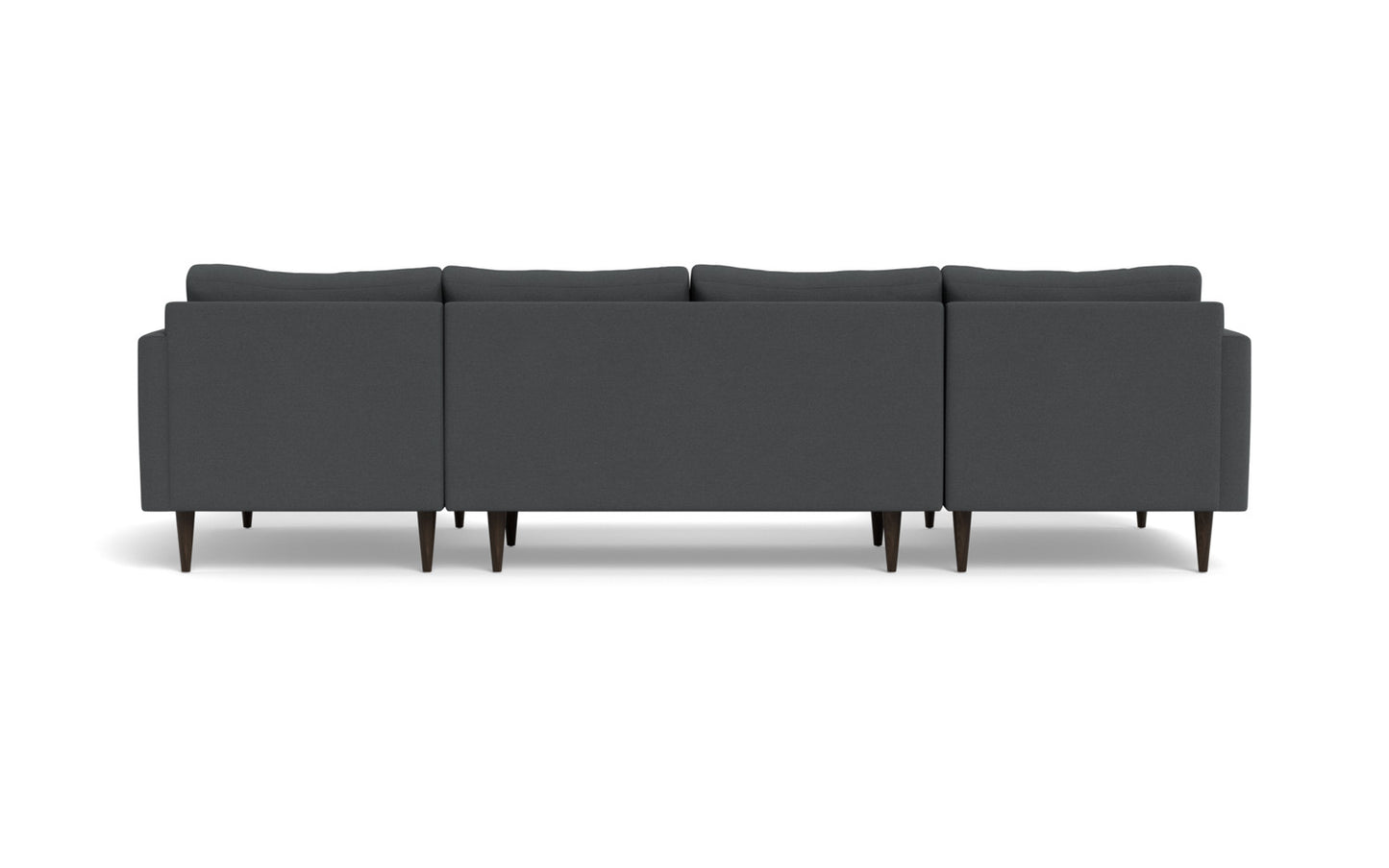 Wallace 126" Untufted Double Chaise U Sectional