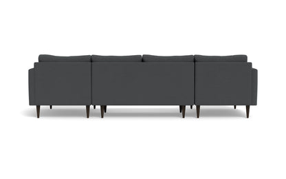 Wallace 126" Untufted Double Chaise U Sectional