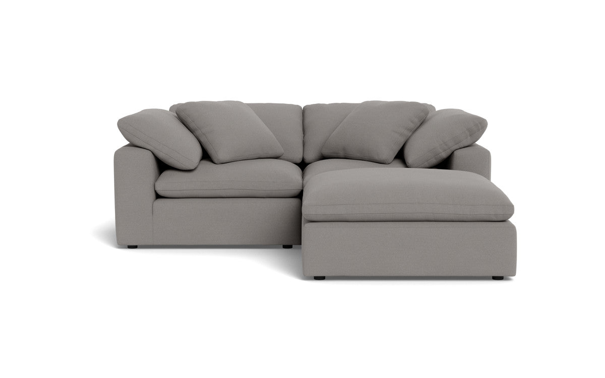 Fluffy 2 Piece Sofa w/Otto - Peyton Slate