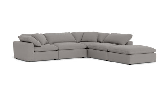 Fluffy 4 Piece Sectional w/Otto