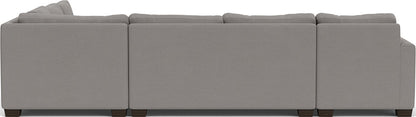 Track 141" Corner Sectionals W. Full Sleeper & Left Chaise - Peyton Slate