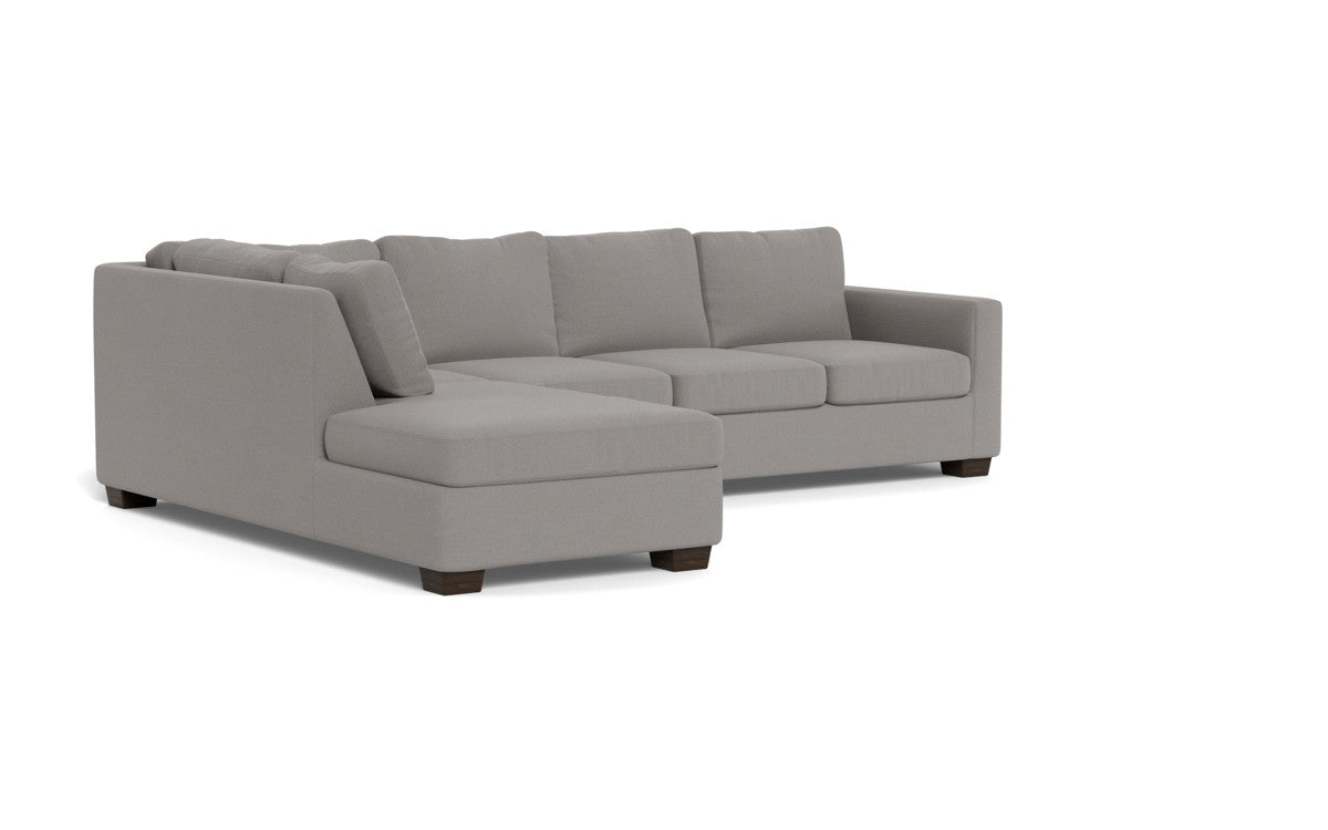 Track 121" Left Chaise Sectional - Peyton Slate