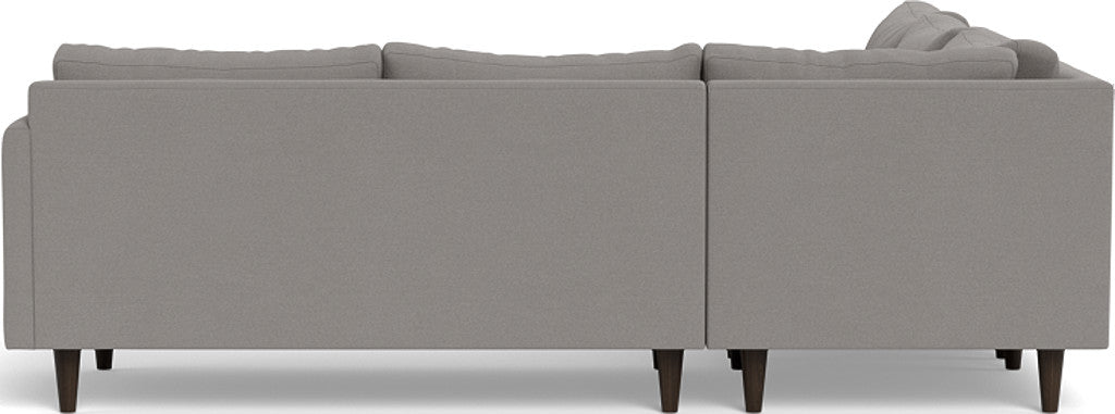 Wallace 102" Untufted Corner Sectional - Peyton Slate