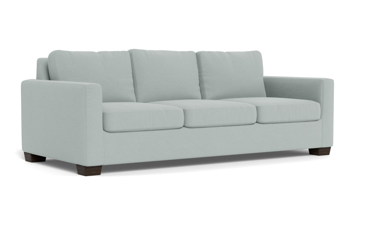 Track 87" Queen Sleeper Sofa Peyton Light Blue Quick Ship -