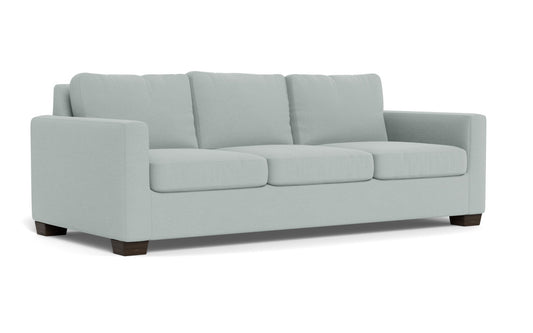 Track 87" Queen Sleeper Sofa Peyton Light Blue Quick Ship -