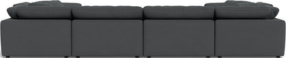 Fluffy 4 Corner U Sectional