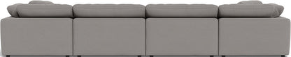 Fluffy 4 Piece Sectional W/Double Otto - Peyton Slate