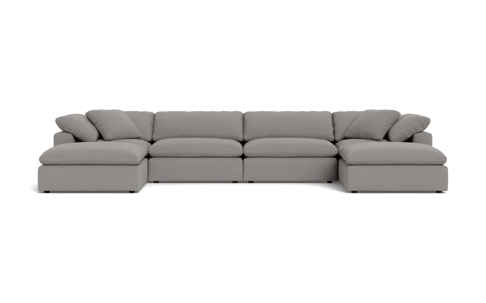 Fluffy 4 Piece Sectional W/Double Otto -