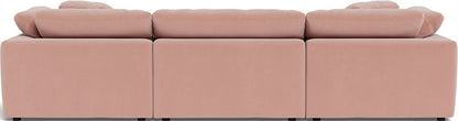 Fluffy 3pc Sofa - Superb Blush