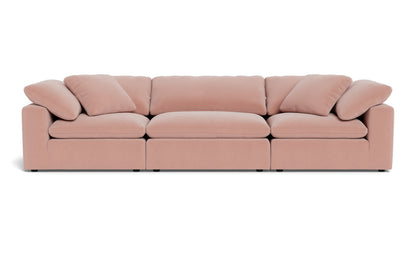 Fluffy 3pc Sofa - Superb Blush