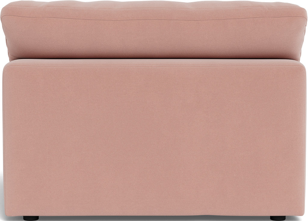 Fluffy Armless Chair - Superb Blush