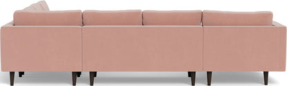 Ladybird 133" Corner Sectional with Left Chaise - Superb Blush