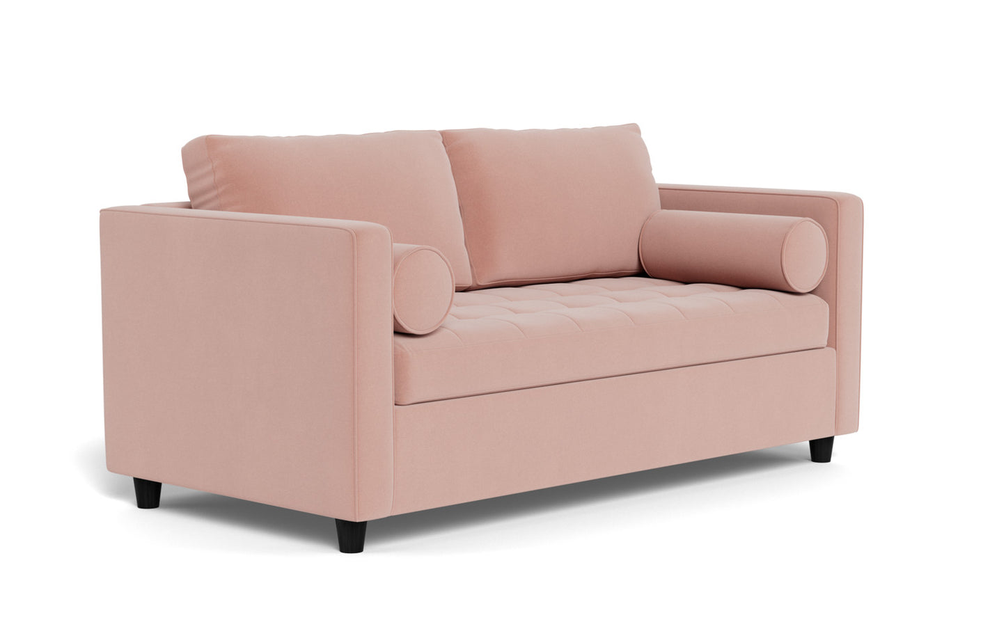Ladybird 72" Full Sleeper Loveseat Superb Blush Quick Ship -