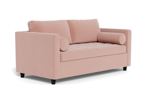 Ladybird 72" Full Sleeper Loveseat Superb Blush Quick Ship -