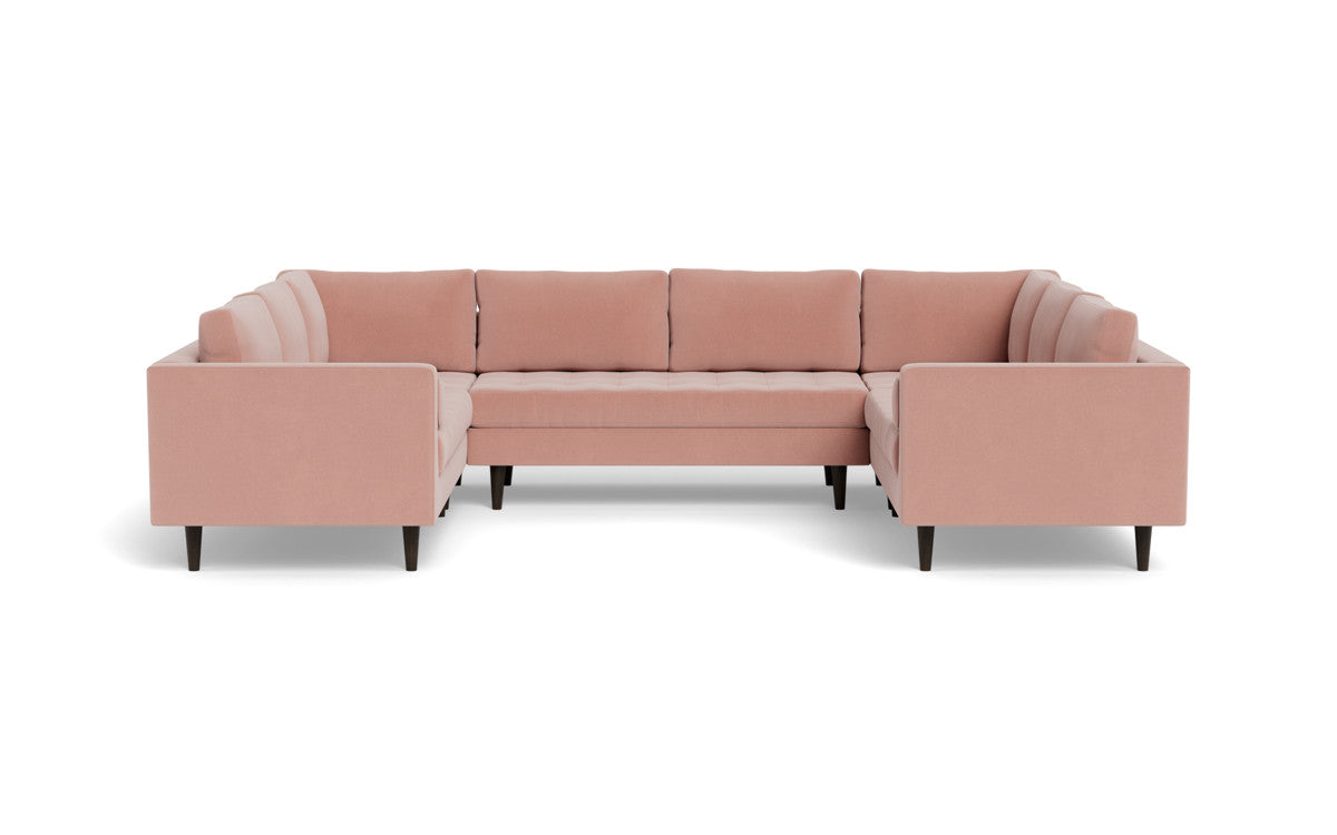 Ladybird 134" U Sectional - Superb Blush