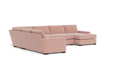 Mas Mesa 162" Deep Corner Sectionals w. Right Chaise - Superb Blush