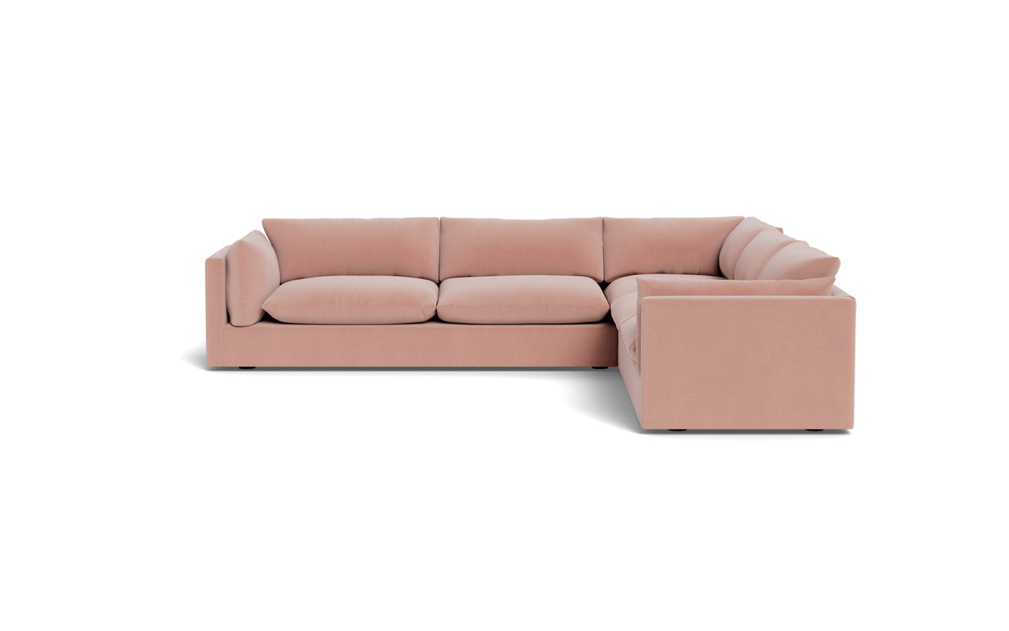 SoCo 124" Corner Sectional - Superb Blush