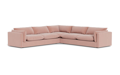 SoCo 124" Corner Sectional - Superb Blush