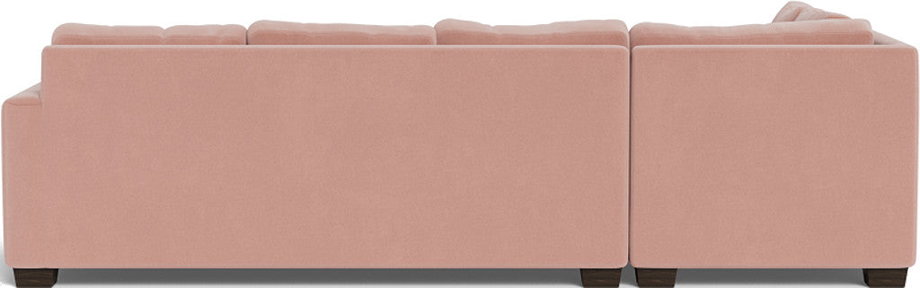 Track 121" Left Chaise Sectional - Superb Blush