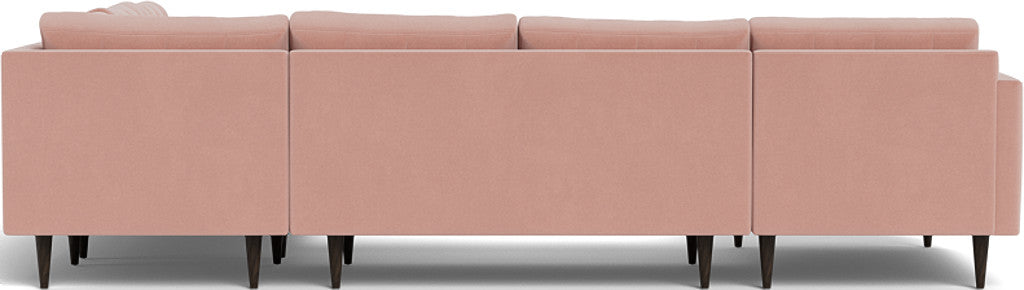 Wallace 131" Corner Sectionals w. Left Chaise - Superb Blush
