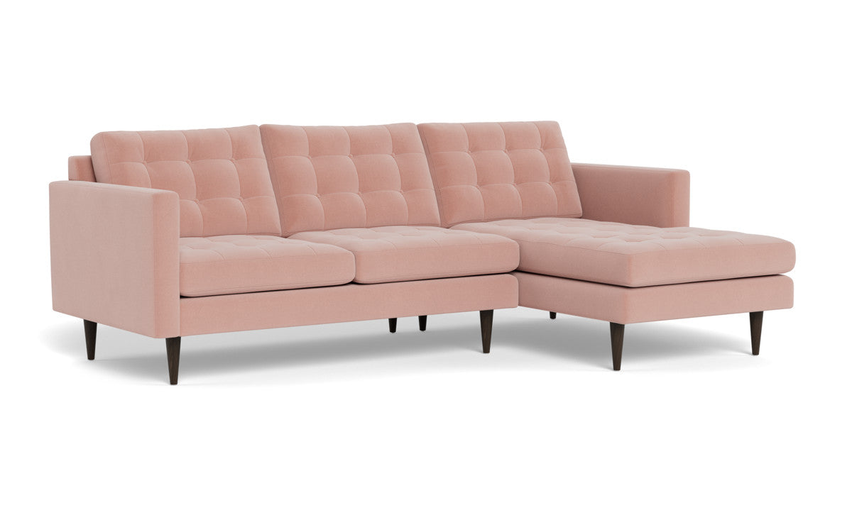 Wallace 98" Right Chaise Sectional - Superb Blush