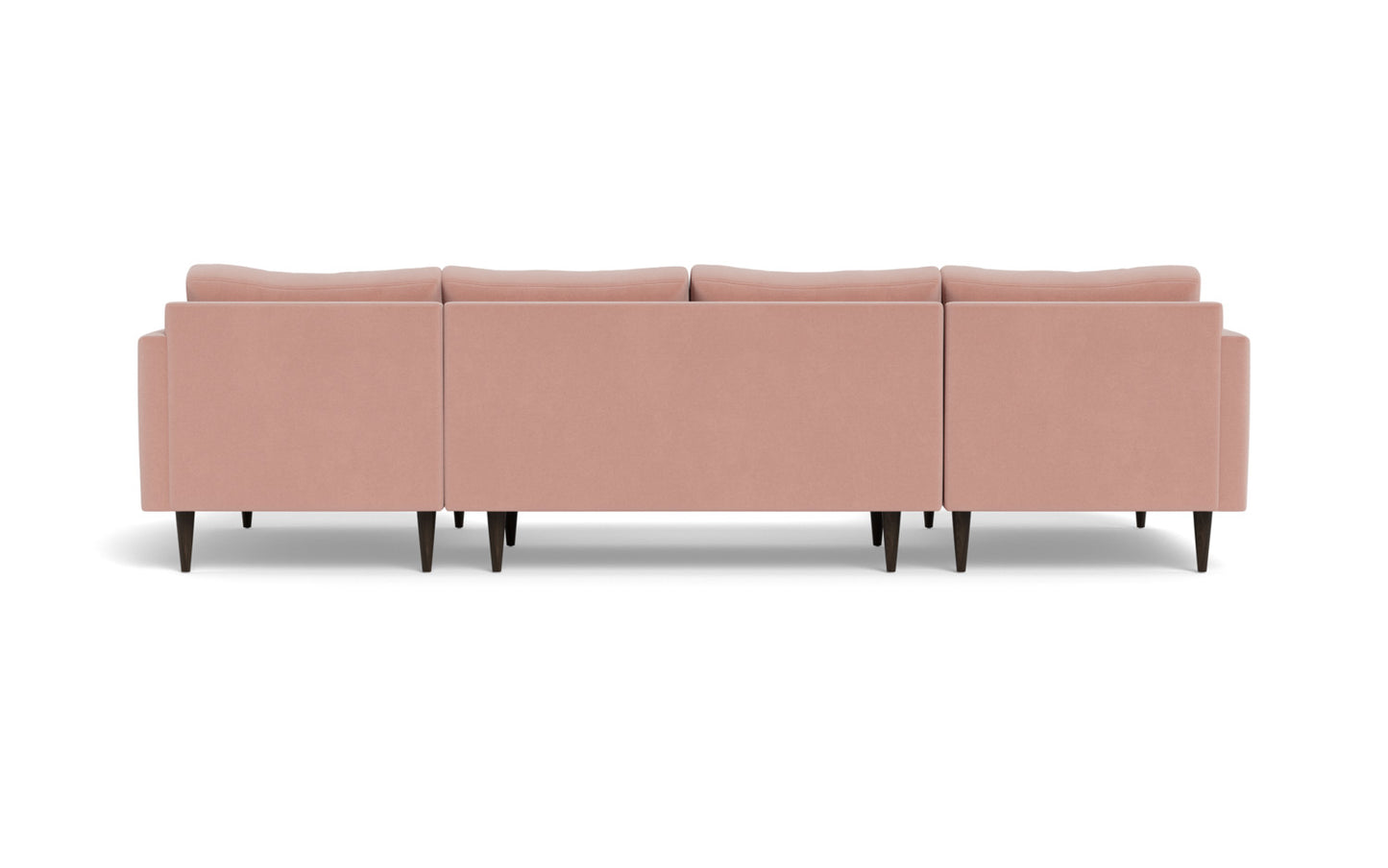 Wallace 126" Untufted Double Chaise U Sectional