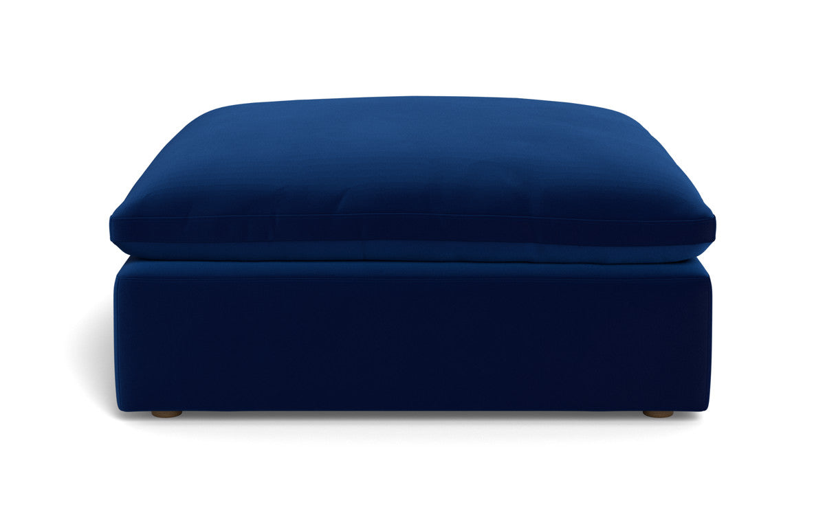 Fluffy Ottoman - Superb Cobalt