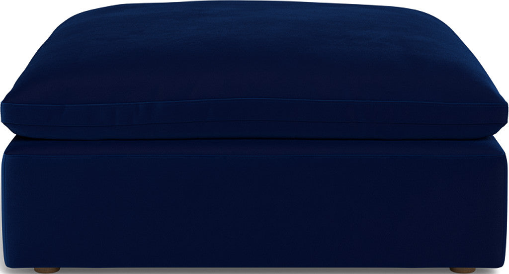 Fluffy Ottoman - Superb Cobalt