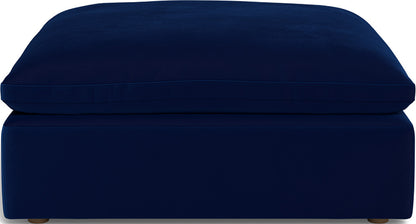 Fluffy Ottoman - Superb Cobalt