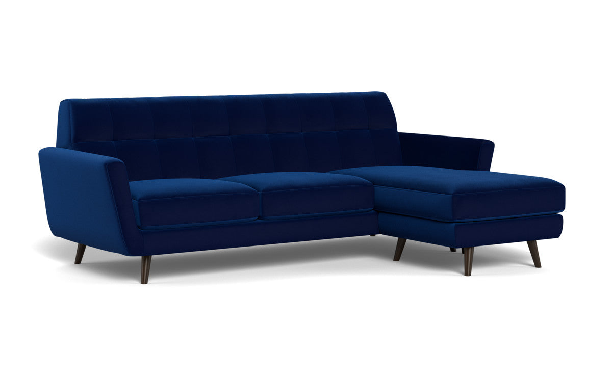 Lamar 96" Reversible Chaise Sofa - Superb Cobalt