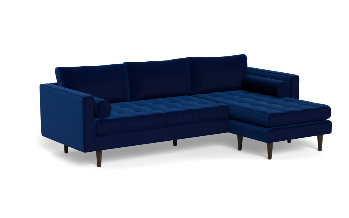 Ladybird 104" Reversible Sofa Chaise - Superb Cobalt