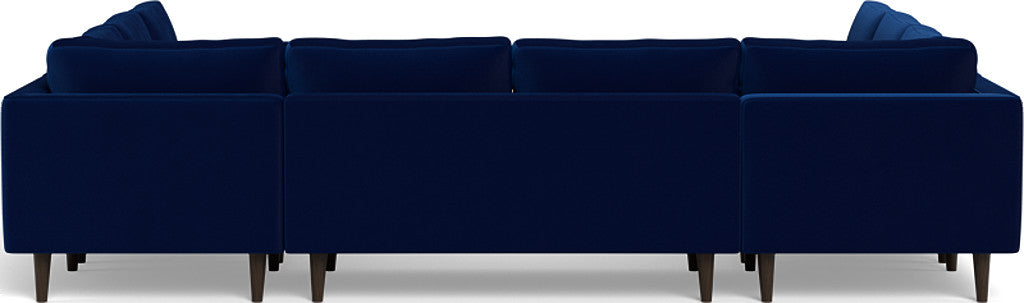 Ladybird 134" U Sectional - Superb Cobalt