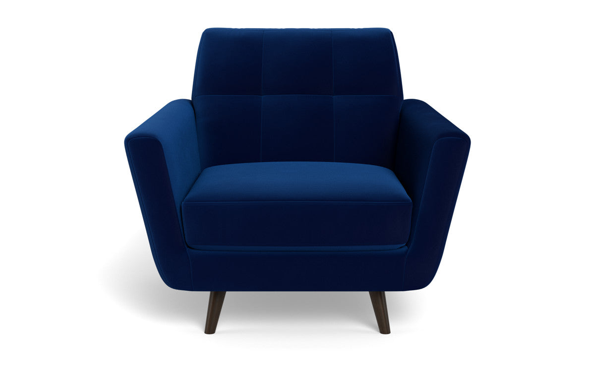 Lamar 42" Arm Chair - Superb Cobalt