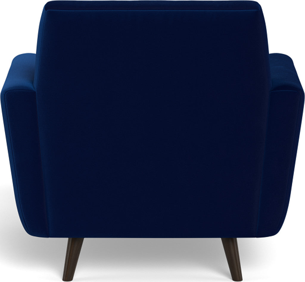 Lamar 42" Arm Chair - Superb Cobalt