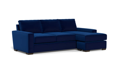 Mas Mesa 101" Deep Reversible Sofa Chaise - Superb Cobalt