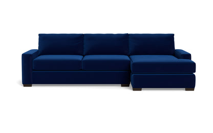 Mas Mesa 123" Deep Right Chaise Sectional - Superb Cobalt