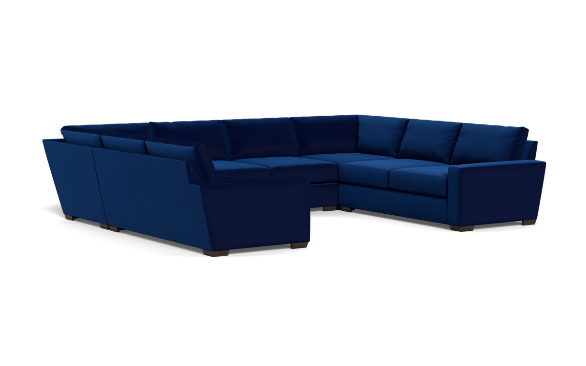 Mas Mesa 166" Deep Condo U Sectional - Superb Cobalt