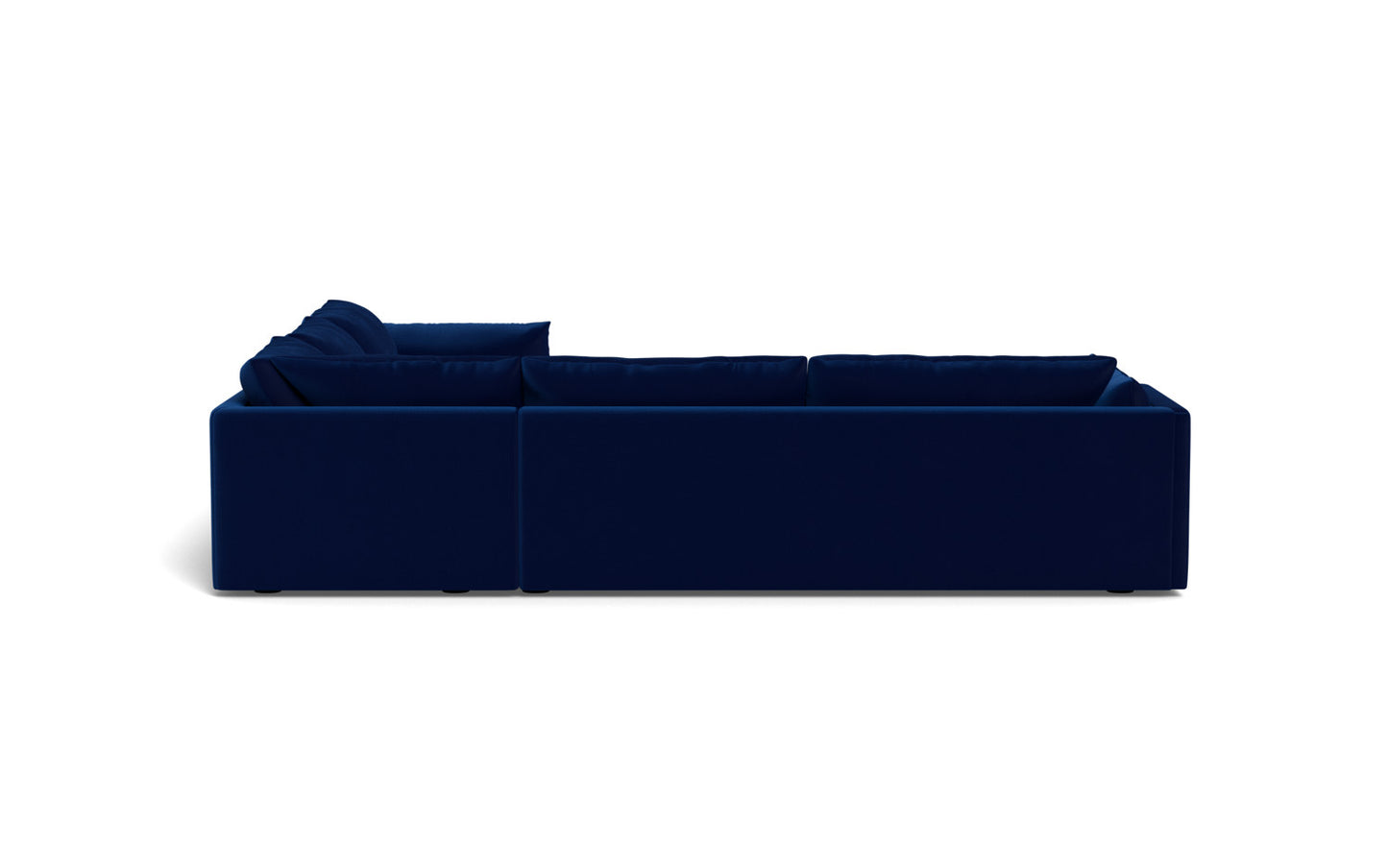 SoCo 124" Corner Sectional - Superb Cobalt