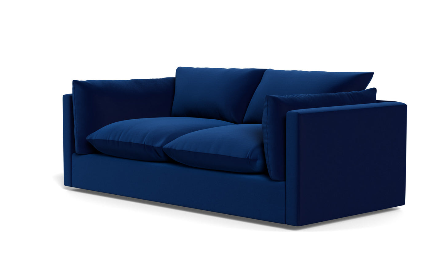 Soco 79" Loveseat - Superb Cobalt