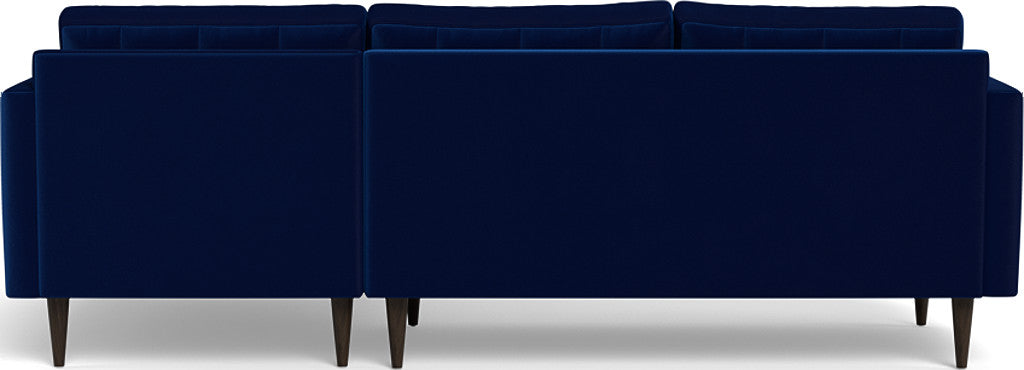 Wallace 98" Right Chaise Sectional - Superb Cobalt