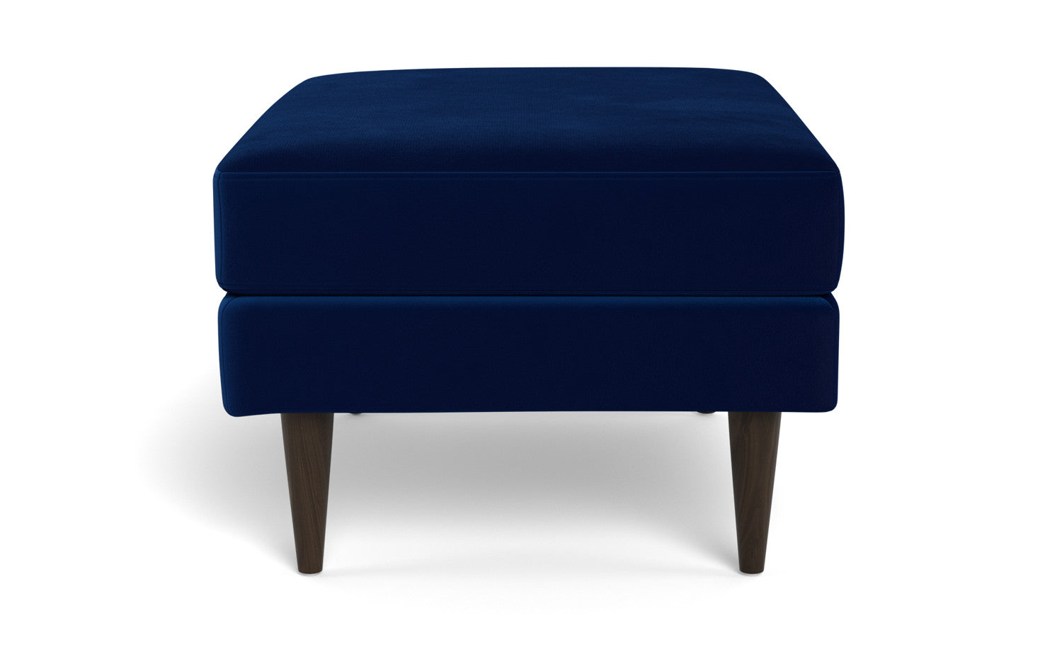 Wallace Untufted Ottoman - Superb Blush
