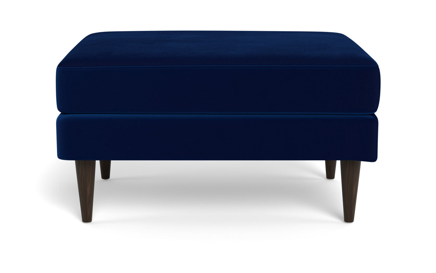 Wallace Untufted Ottoman - Superb Blush
