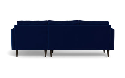 Wallace 98" Untufted Right Chaise Sectional - Superb Cobalt