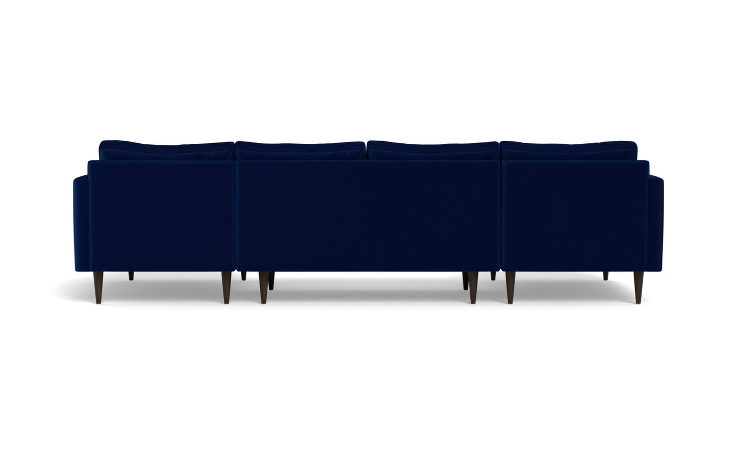 Wallace 126" Untufted Double Chaise U Sectional