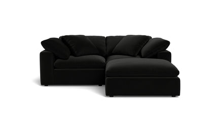 Fluffy 2 Piece Sofa w/Otto - Superb Gunmetal