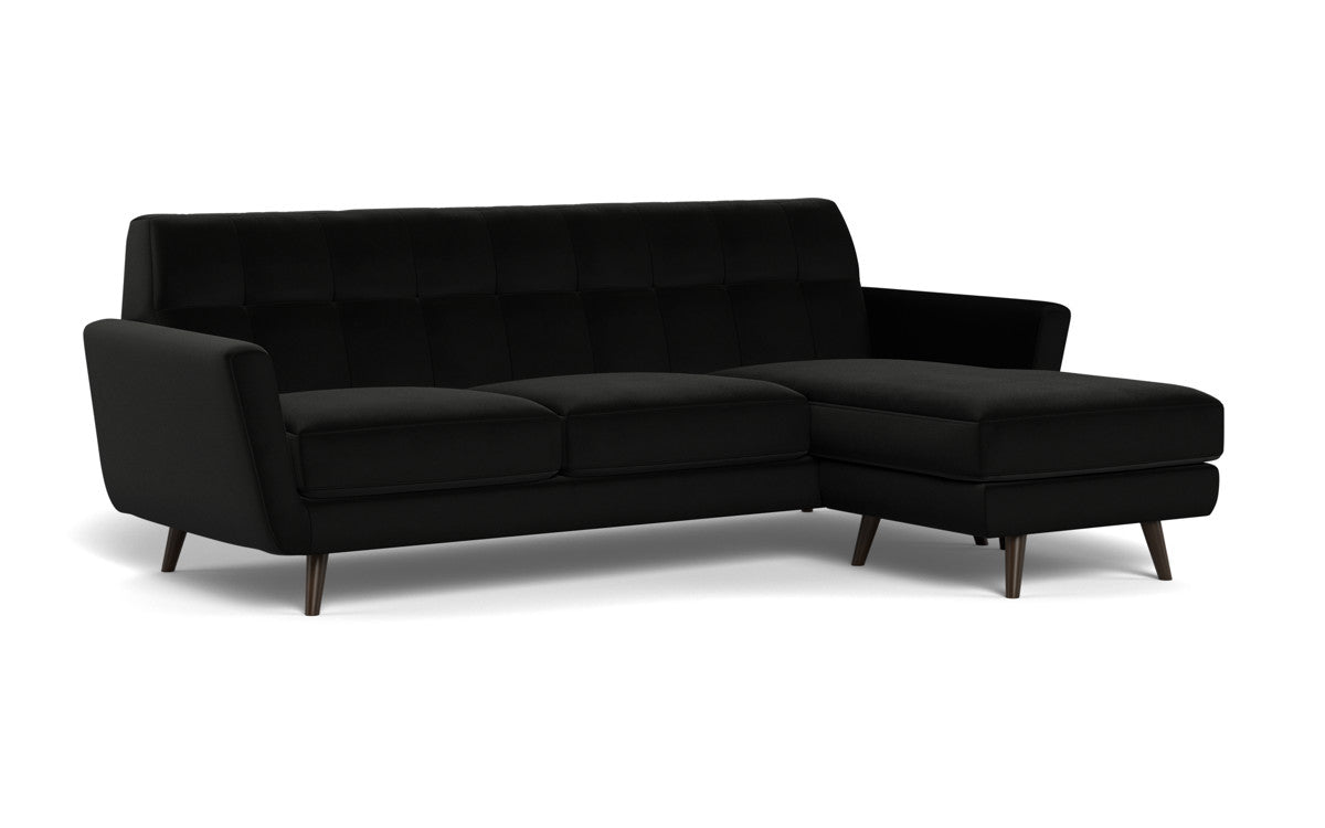 Lamar 96" Reversible Chaise Sofa - Superb Gunmetal