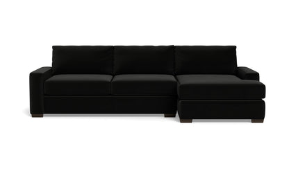 Mas Mesa 123" Deep Right Chaise Sectional - Superb Gunmetal