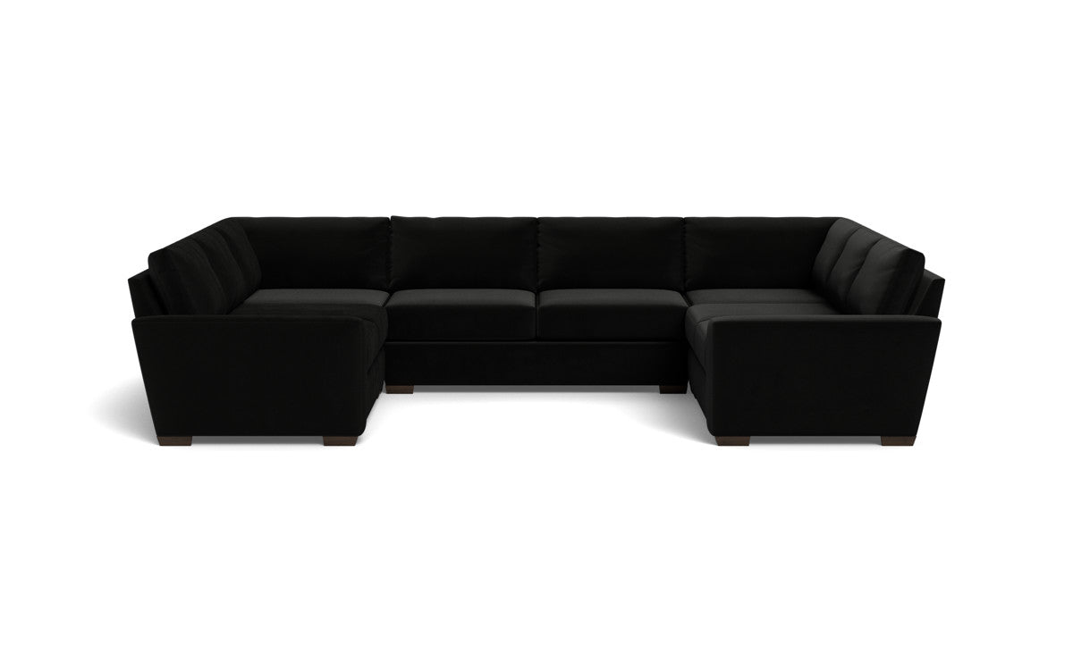 Mas Mesa 166" Deep Condo U Sectional - Superb Gunmetal