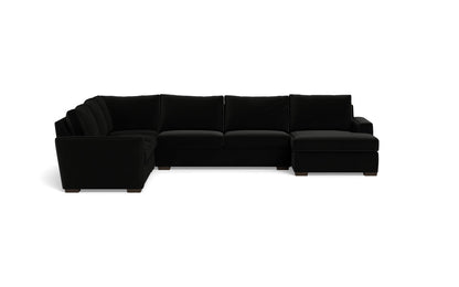 Mesa 156" Corner Sectionals w. Right Chaise - Superb Gunmetal